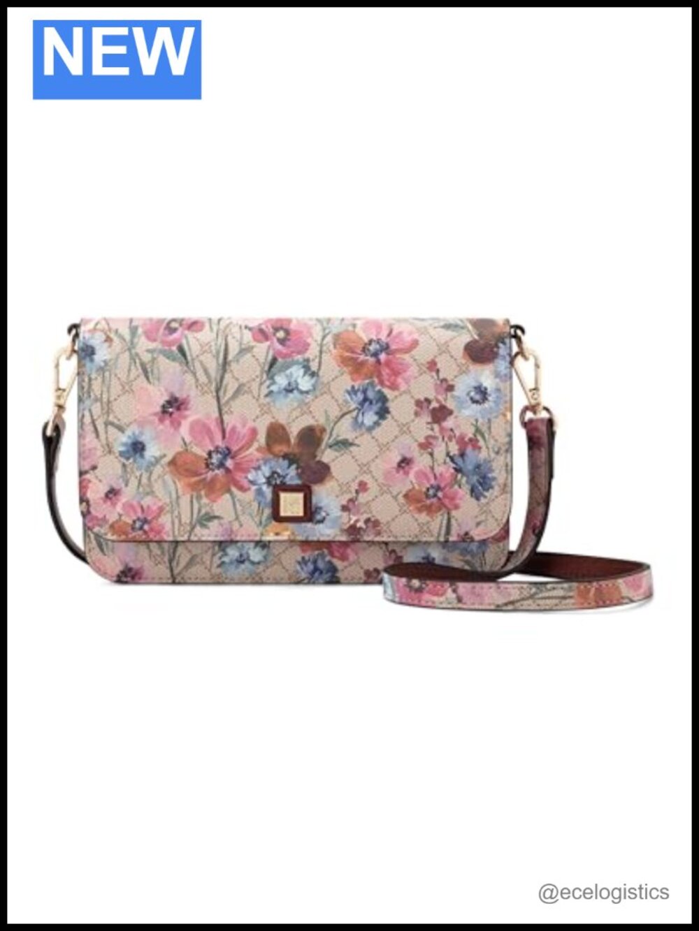 Nine West Khora Phone Wallet Crossbody Satchel Adjustable Strap